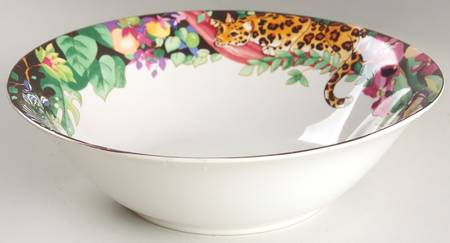 Rain Forest 9" Round Vegetable Bowl