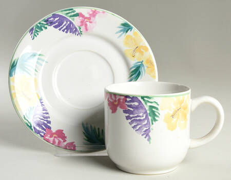 Samba Flat Cup & Saucer Set