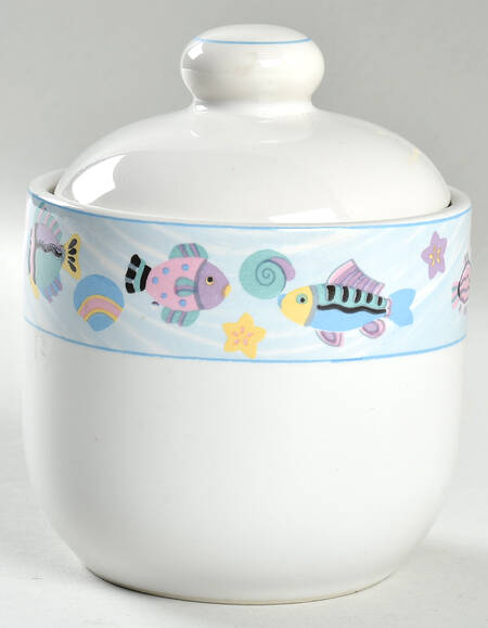 Sea Side Sugar Bowl & Lid