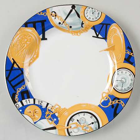 Time Piece Salad Plate