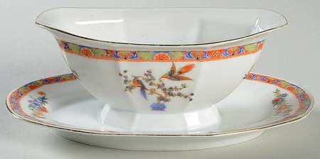 306 Gravy Boat with Attached Underplate
