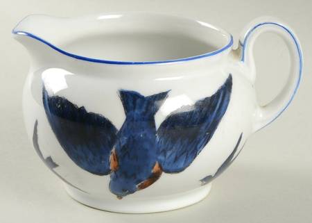 Blue Bird (Smooth Edge) Mini Creamer