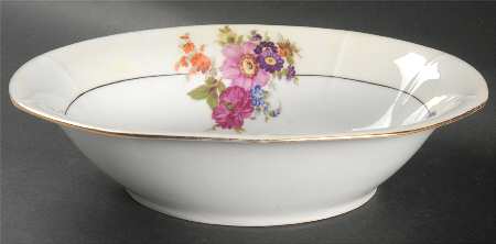 Maytime 10" Oval Vegetable Bowl