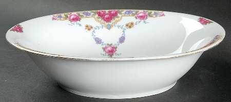 VIT13 10" Oval Vegetable Bowl