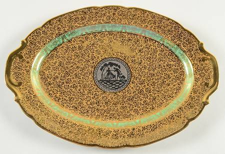VIT26 (CZECHOSLOVAKIA) 13" Oval Serving Platter