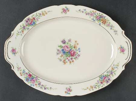 205 12" Oval Serving Platter
