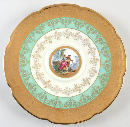 VIT97 Cheese and Cracker Plate by Victoria (Czech)