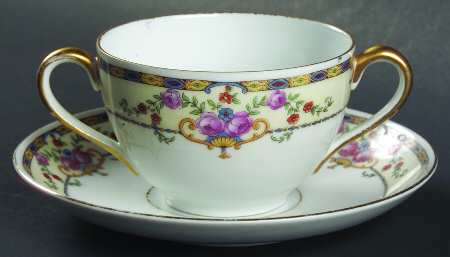 Warwick Flat Bouillon Cup & Saucer