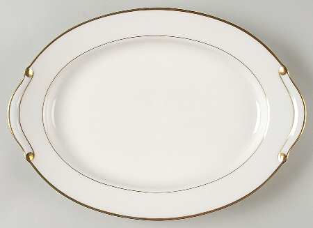 Viletta Classic Gold 14" Oval Serving Platter