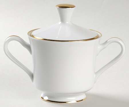 Viletta Classic Gold Sugar Bowl & Lid