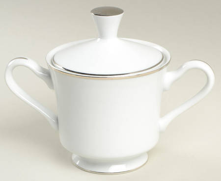 Viletta Classic Platinum Sugar Bowl & Lid