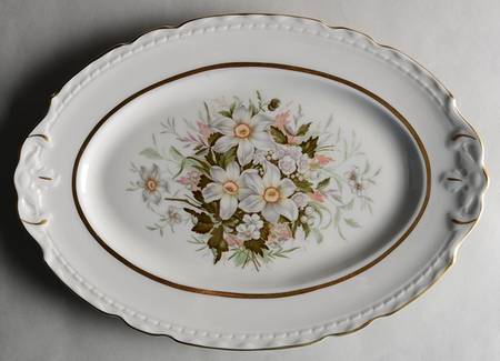 April 13" Oval Serving Platter