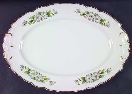 Arcadia 15" Oval Serving Platter