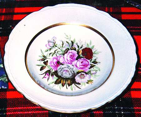 Garden Bouquet Rim Soup Bowl