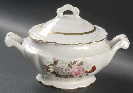 Garden Bouquet Sugar Bowl & Lid