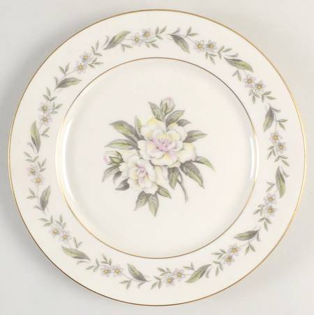 Gardenia Salad Plate