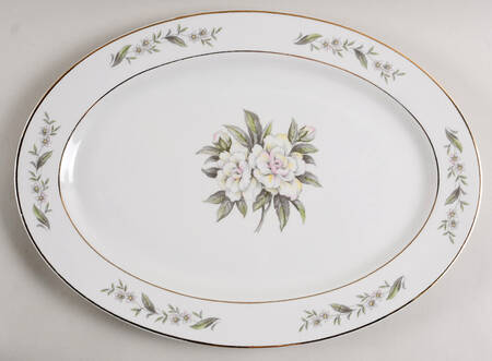 Gardenia 15" Oval Serving Platter by Vogue