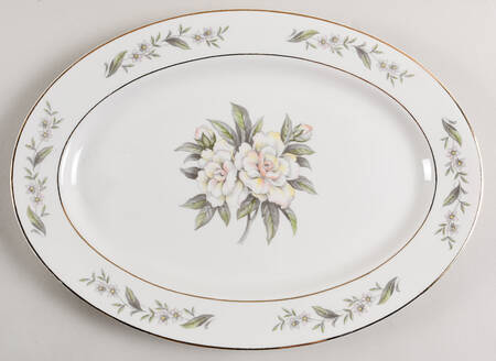 Gardenia 13" Oval Serving Platter by Vogue