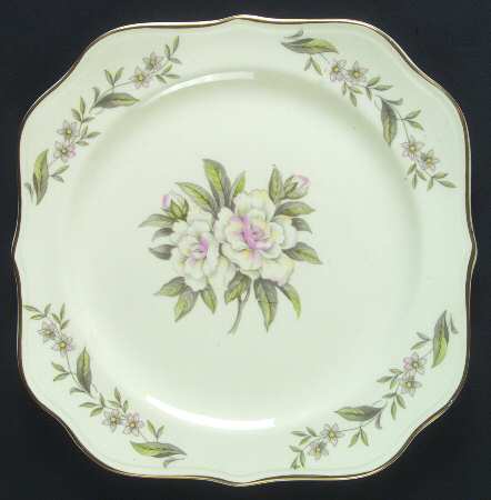 Gardenia Square Salad Plate