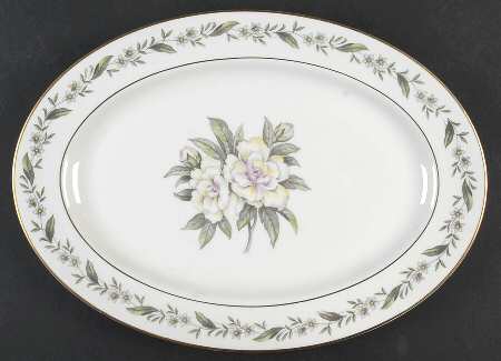 Gardenia 13" Oval Serving Platter