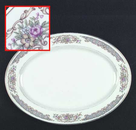 Monmouth 13" Oval Serving Platter