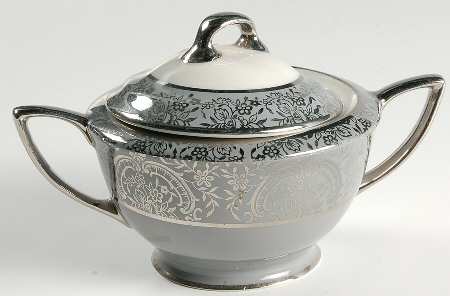 Silver Lace Sugar Bowl & Lid by Vogue