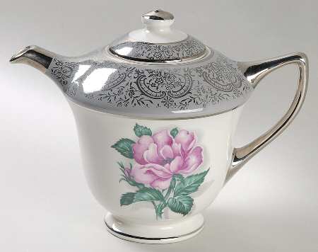 Silver Lace Teapot & Lid