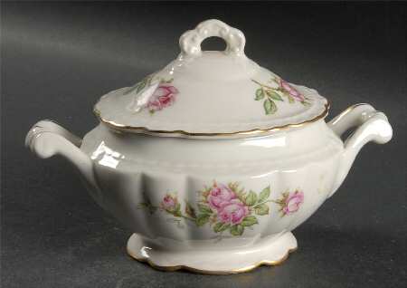 Southern Rose Sugar Bowl & Lid