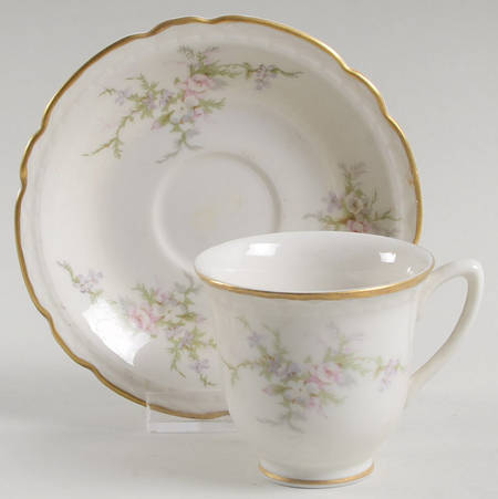 Susanna Footed Demitasse Cup & Saucer Set