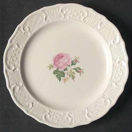 June Rose Bread & Butter Plate by Vogue