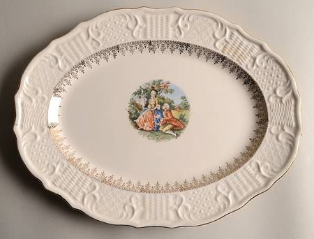 VOG7 13" Oval Serving Platter