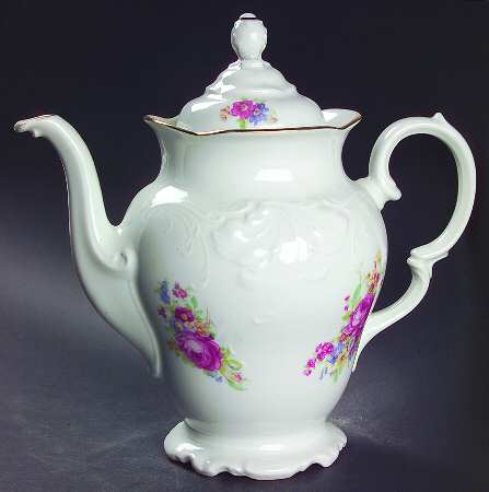 Wanda (Scalloped, Embossed) Coffee Pot & Lid