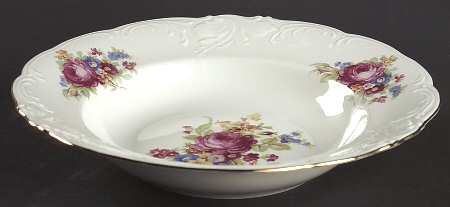 Wanda (Scalloped, Embossed) Rim Soup Bowl