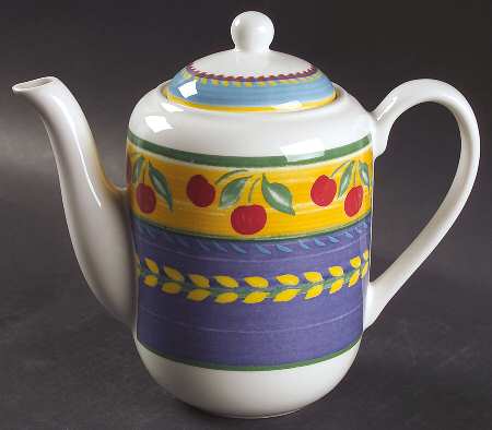 Fruit Fantasy Coffee Pot & Lid