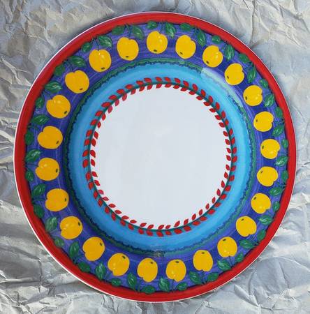 Fruit Fantasy 12" Chop Plate (Round Platter)