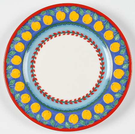 Fruit Fantasy Salad/Dessert Plate by Vista Alegre