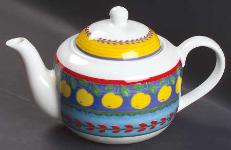 Fruit Fantasy Teapot & Lid by Vista Alegre