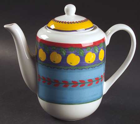 Fruit Fantasy Coffee Pot & Lid by Vista Alegre