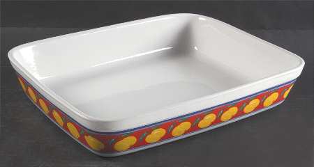 Fruit Fantasy 12" Rectangular Baker by Vista Alegre