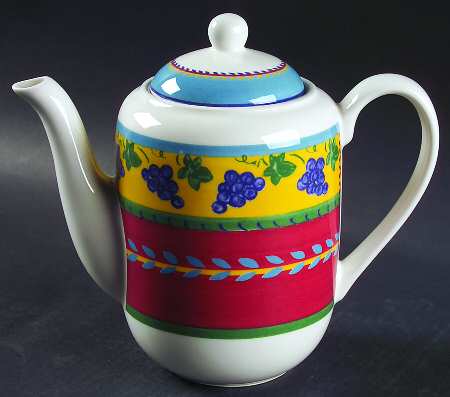 Fruit Fantasy Coffee Pot & Lid