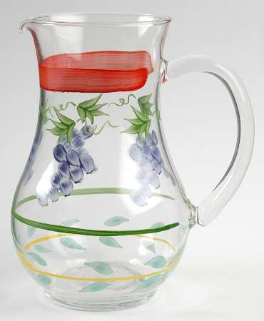 Fruit Fantasy 44 Oz Glassware Pitcher