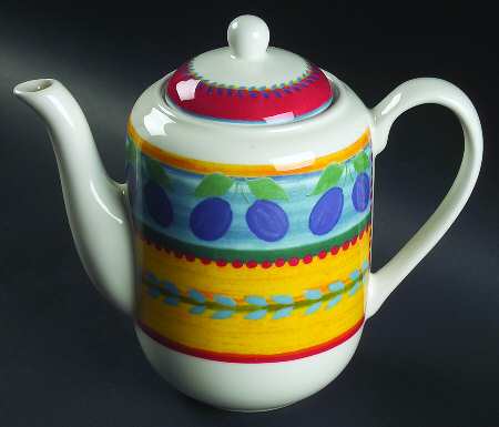 Fruit Fantasy Coffee Pot & Lid