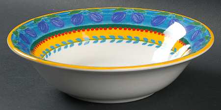 Fruit Fantasy Soup/Cereal Bowl by Vista Alegre