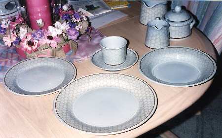 Dalarna Flat Cup & Saucer Set