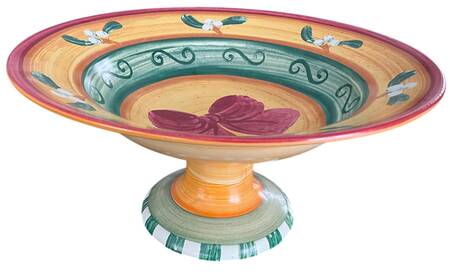 Winterfest Round Compote (Height X Width)