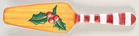 Winterfest Solid Ceramic Pie/Cake Server