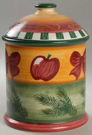 Winterfest Large Storage Jar & Lid