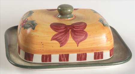 Winterfest Square Covered Butter