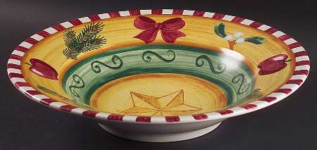 Winterfest 15" Pasta Serving Bowl