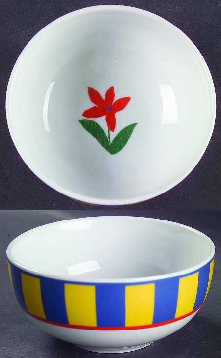 Orange Flower Fruit/Dessert (Sauce) Bowl